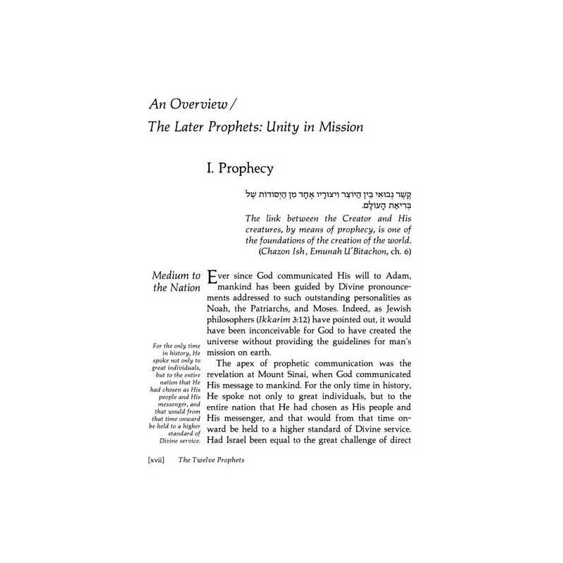 Trei Asar I / Twelve Prophets I - Hardcover | Books | Judaica