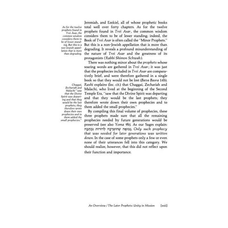 Trei Asar I / Twelve Prophets I - Hardcover | Books | Judaica