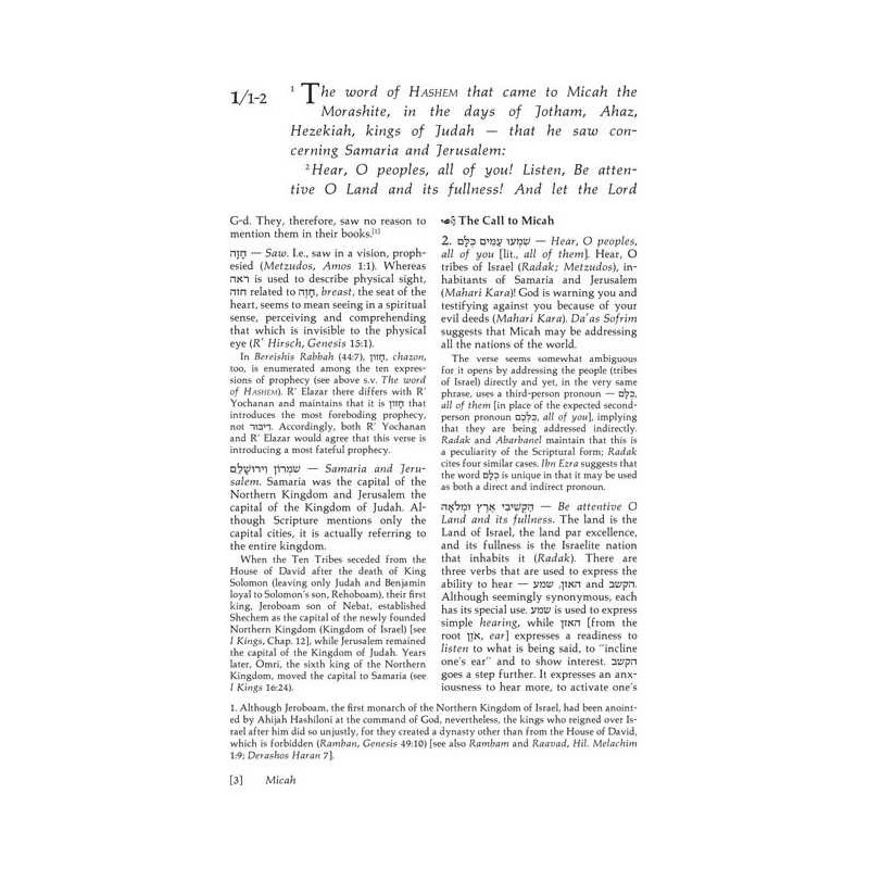 Trei Asar II / Twelve Prophets II - Hardcover | Books | Judaica