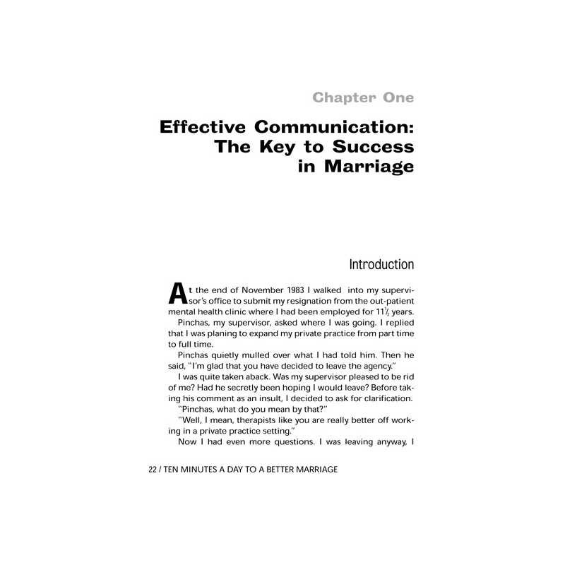 Ten Minutes a Day to a Better Marriage - Hardcover | Books | Judaica