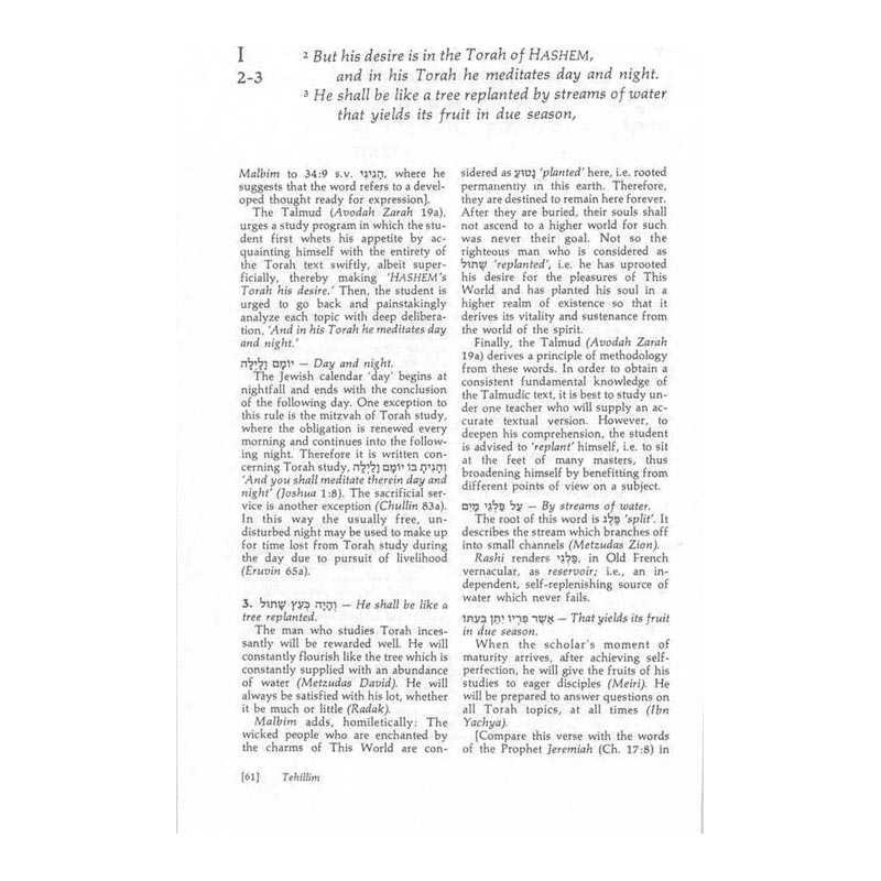 Tehillim / Psalms - 2 Vol Shrink Wrapped Set - Har | Books | Judaica