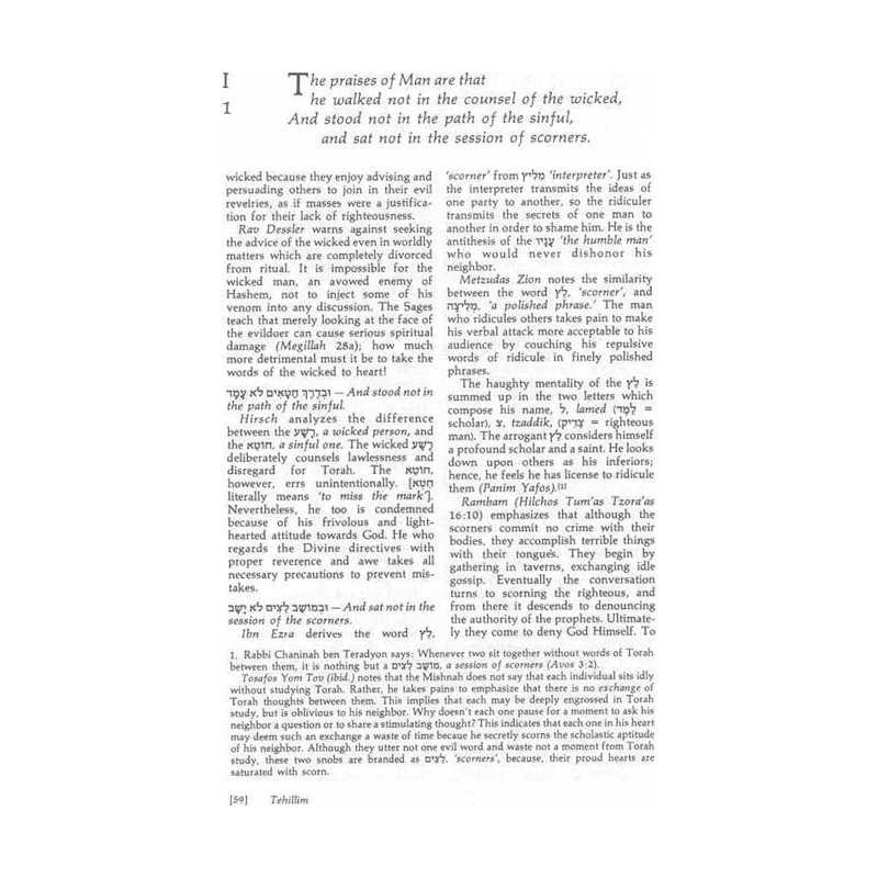 Tehillim / Psalms - 2 Vol Shrink Wrapped Set - Har | Books | Judaica