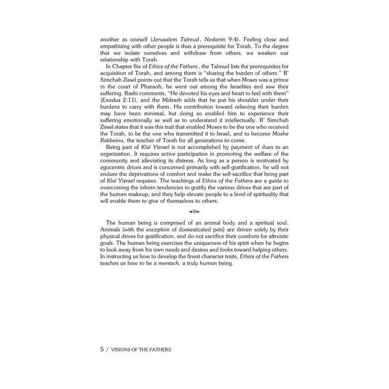 Visions of the Fathers/Pirkei Avos - Hardcover | Books | Judaica