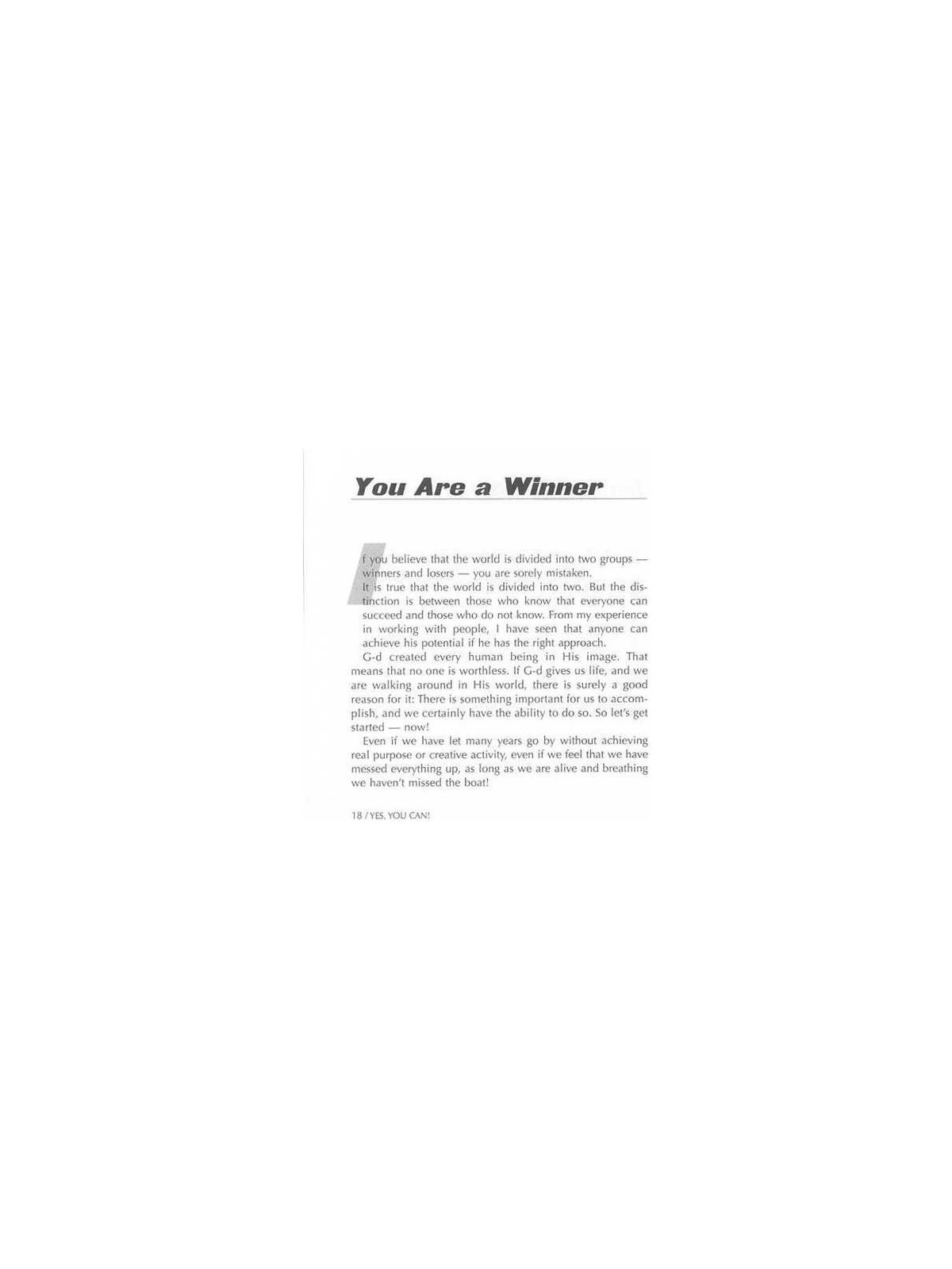 Yes You Can! - Paperback | Books | Judaica