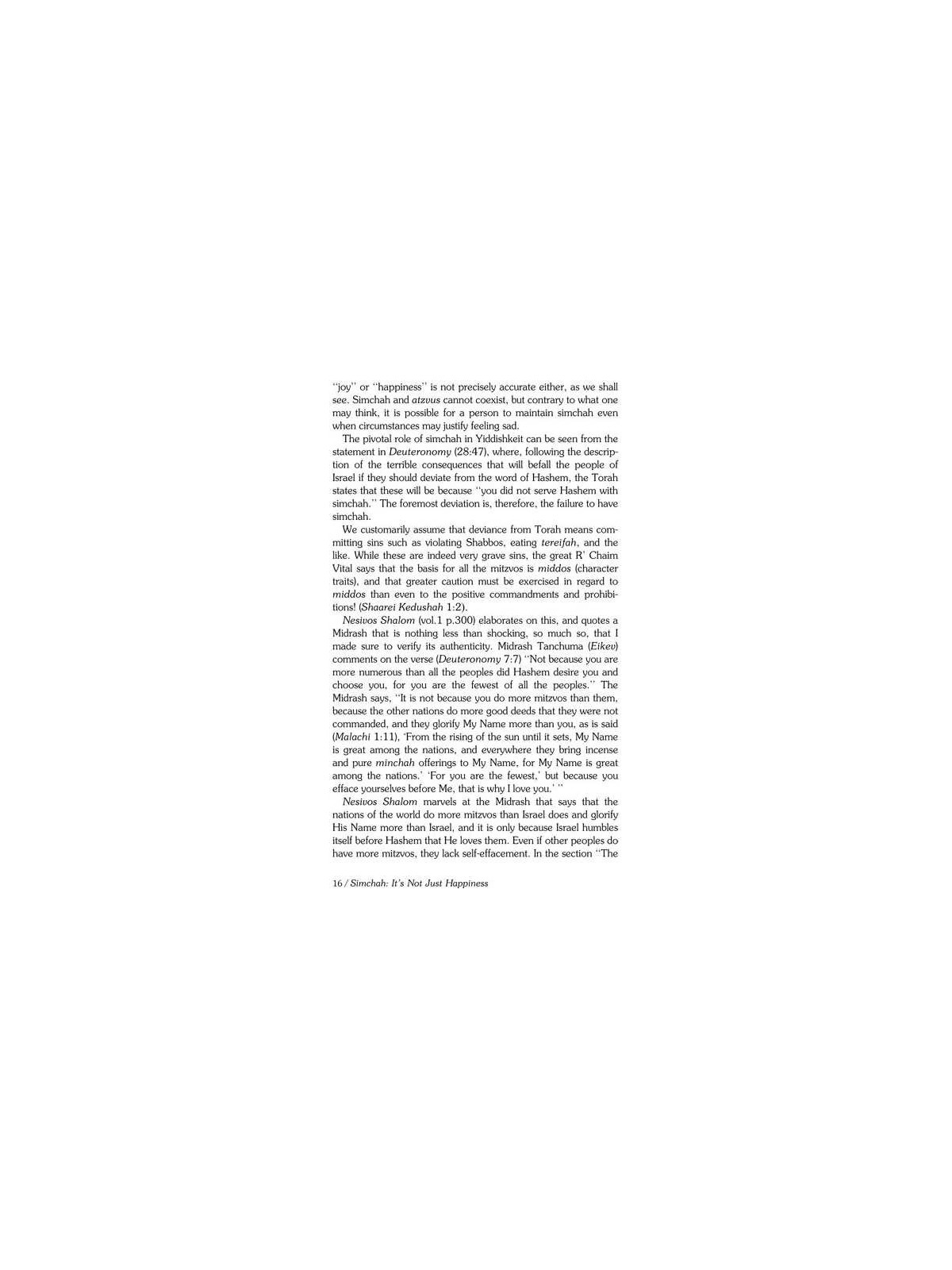 Simchah - It's Not Just Happiness - Hardcover | Books | Judaica