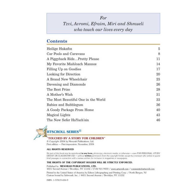 Touched By a Story For Children - Hardcover | Books | Judaica