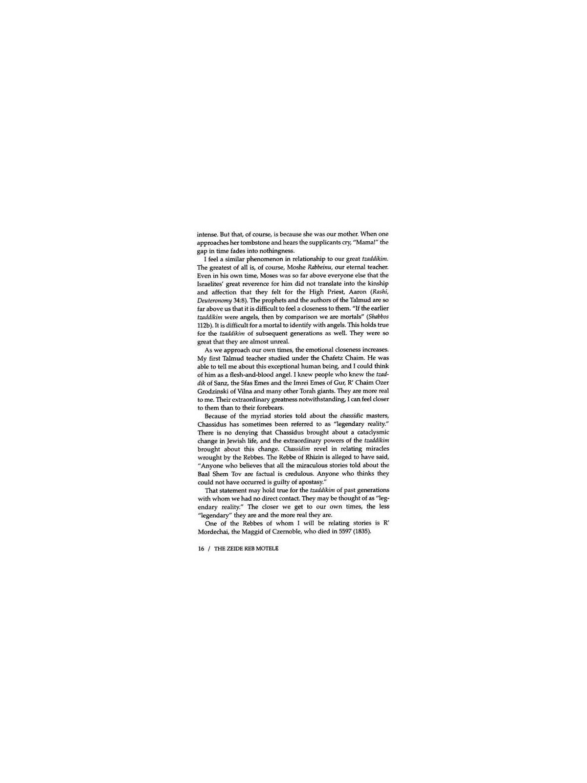 The Zeide Reb Motele - Hardcover | Books | Judaica