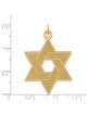 14k Yellow Gold Laser-Etched Star Of David Pendant | Jewelry | Judaica