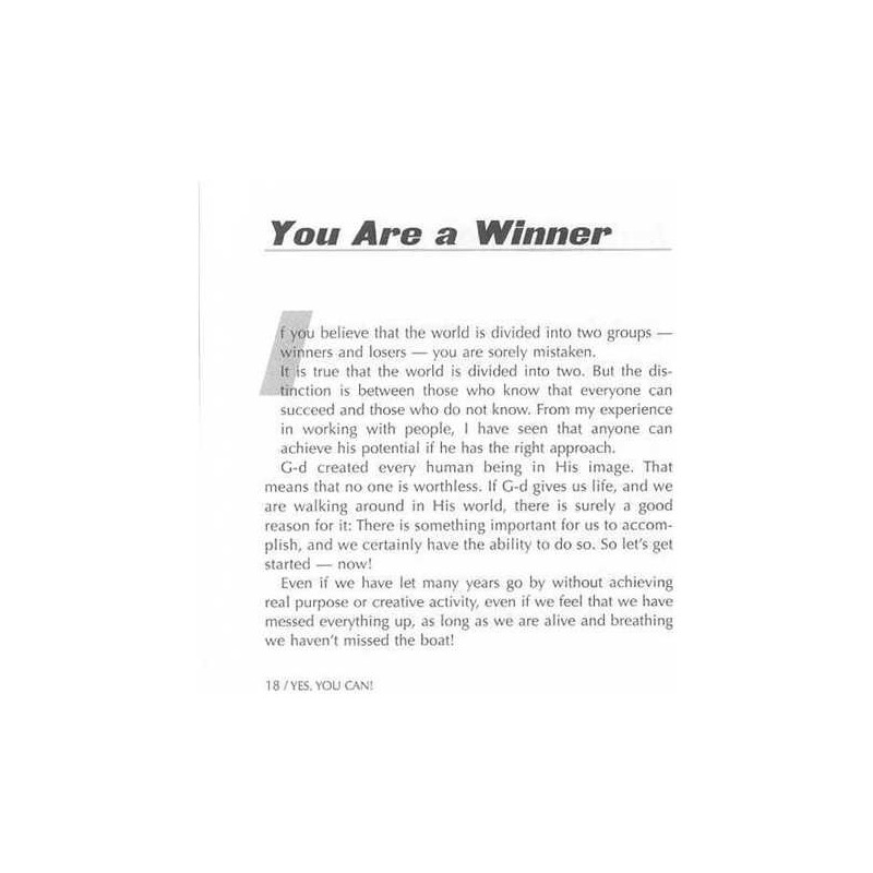Yes You Can - Hardcover | Books | Judaica