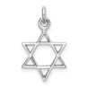 Sterling Silver Rhodium-Plated Star of David Penda | Jewelry | Judaica