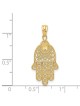 14k Yellow Gold Filigree Hamsa Pendant | Jewelry | Judaica