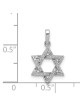 14k White Gold Diamond Star of David Pendant | Jewelry | Judaica