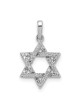 14k White Gold Diamond Star of David Pendant | Jewelry | Judaica