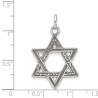 Sterling Silver Antiqued Dual-Textured Star of Dav | Jewelry | Judaica