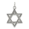 Sterling Silver Antiqued Dual-Textured Star of Dav | Jewelry | Judaica