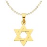 14k Yellow Gold Interlocking Star of David Pendant | Jewelry | Judaica