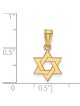 14k Yellow Gold Interlocking Star of David Pendant | Jewelry | Judaica
