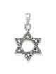 Sterling Silver Multi-textured Antiqued Star of Da | Jewelry | Judaica