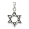 Sterling Silver Multi-textured Antiqued Star of Da | Jewelry | Judaica