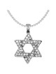 Sterling Silver CZ Star of David Pendant | Jewelry | Judaica