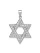 Sterling Silver CZ Star of David Pendant | Jewelry | Judaica