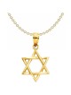 14k Polished Yellow Gold Star of David Pendant | Jewelry | Judaica
