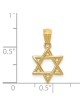14k Polished Yellow Gold Star of David Pendant | Jewelry | Judaica