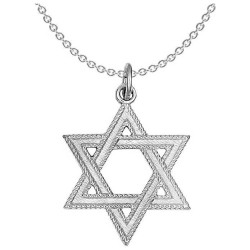 Deluxe Sterling Silver Star of David Pendant | Jewelry | Judaica