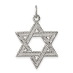 Deluxe Sterling Silver Star of David Pendant | Jewelry | Judaica