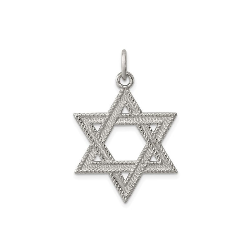 Deluxe Sterling Silver Star of David Pendant | Jewelry | Judaica