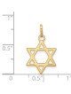 14k Matte Yellow Gold Star Of David Pendant | Jewelry | Judaica