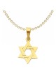 14k Yellow Gold Interlocking Star of David Pendant | Jewelry | Judaica