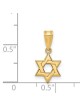 14k Yellow Gold Interlocking Star of David Pendant | Jewelry | Judaica