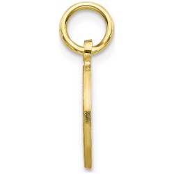 10k Yellow Gold Dual-Textured Star of David Circle | Jewelry | Judaica