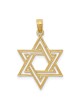 The 14k Yellow Gold Cut-Out Star of David Pendant | Jewelry | Judaica