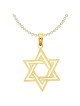 The 14k Yellow Gold Cut-Out Star of David Pendant | Jewelry | Judaica