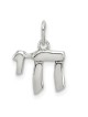 Thin Sterling Silver Chai Pendant | Jewelry | Judaica