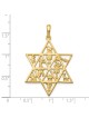 14K Yellow Gold Star Of David 12 Tribes Pendant | Jewelry | Judaica