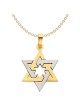 14k Two-Tone Gold Dual Star of David Pendant | Jewelry | Judaica