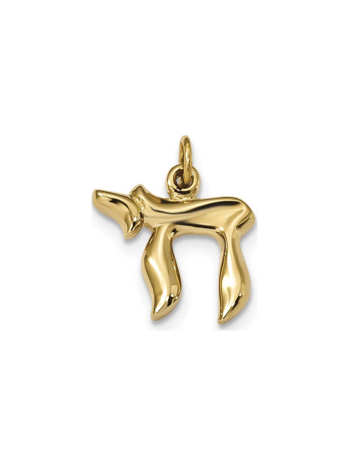 Sterling Silver Gold-Plated Chai Pendant | Jewelry | Judaica