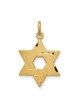 Sterling Silver Gold-Tone Diamond-Cut Star of Davi | Jewelry | Judaica