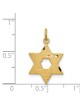 Sterling Silver Gold-Tone Diamond-Cut Star of Davi | Jewelry | Judaica