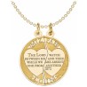 2-Piece 14K Yellow Gold Mizpah Coin Pendant | Jewelry | Judaica