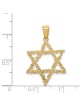 14k Yellow Gold Ornate Star of David Pendant | Jewelry | Judaica