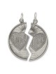 2-Piece Reversible Sterling Silver Antiqued Mizpah | Jewelry | Judaica
