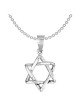 Sterling Silver 3-D Star of David Pendant | Jewelry | Judaica