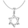 Sterling Silver 3-D Star of David Pendant | Jewelry | Judaica