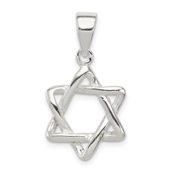 Sterling Silver 3-D Star of David Pendant | Jewelry | Judaica