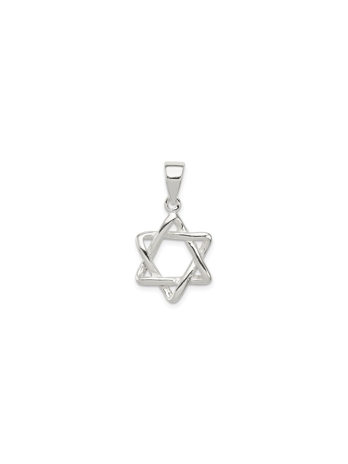 Sterling Silver 3-D Star of David Pendant | Jewelry | Judaica