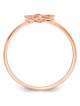 14k Rose Gold Polished Star of David Ring - Size 7 | Jewelry | Judaica